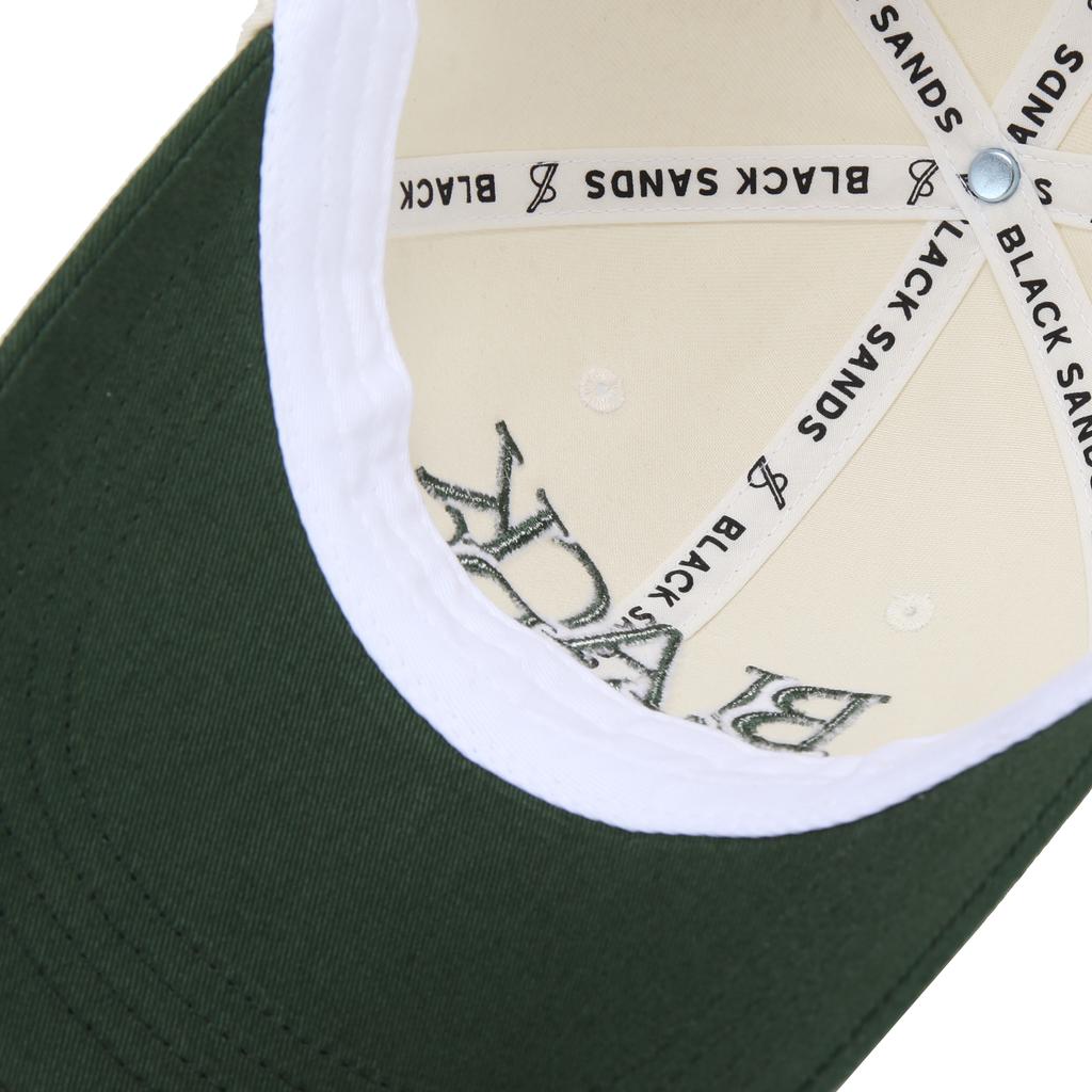 Beullaegsaenjeu Twins Color Block Embroidered Ball Cap_Green
