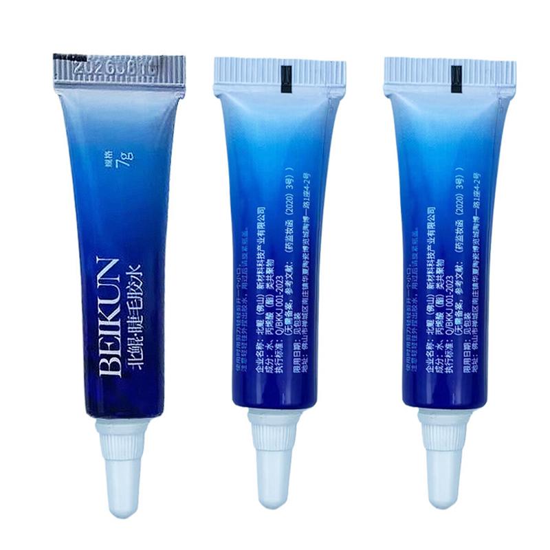 False Eyelash Tweezers Glue 7G False Eyelash Glue Tweezers Set Eyelash Tweezers Auxiliary Makeup Tools