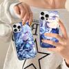 Genshin Impact Furina Phone Case For iphone 17 16 15 14 13 12 11 Pro Max Plus Silver Laser Satin Aurora