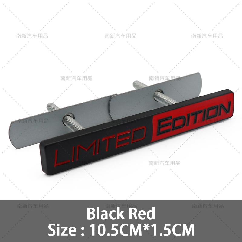 Metal Limited Car Front Grill Emblem Stickers Rear Trunk Badge Decal For Jeep Wrangler Grand Cherokee Dodge SRT Challenger