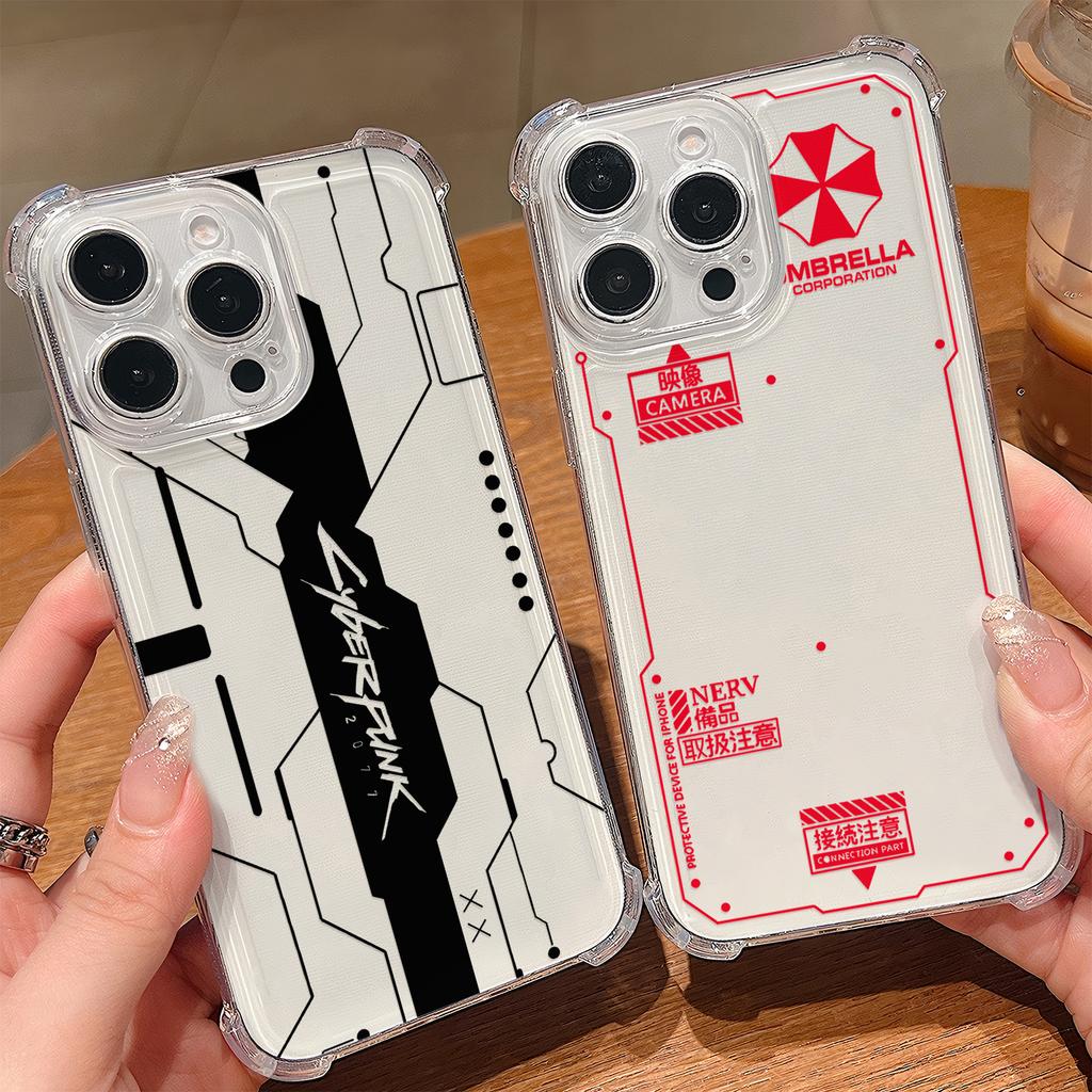 Edgerunners C-Cyberpunks Phone Case For Samsung Galaxy S25 S24 S23 S22 S21 S20 Note20 Edge FE Ultra Plus 4G 5G Anti Fall Cover