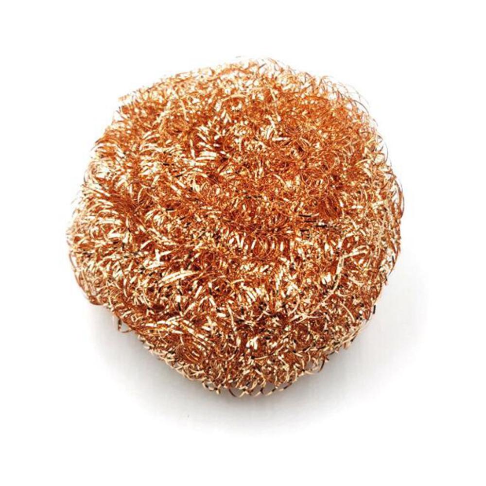 Metal Cleaning Copper Coated Desoldering Soldering Cleaning Ball Scrubber Pad Cleaner Scourers