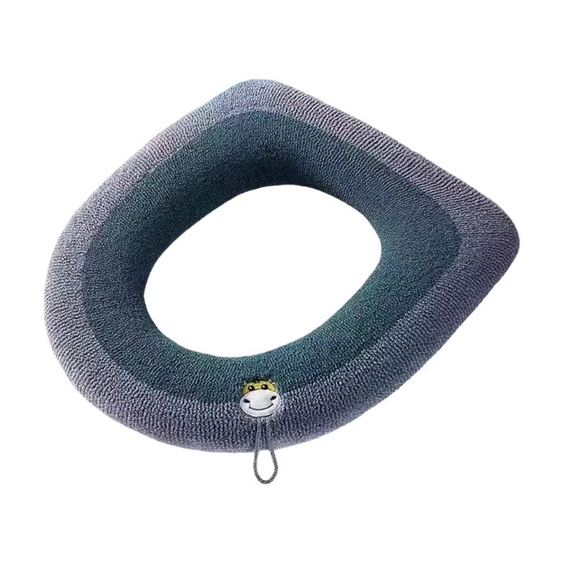 Pack Of 10 Thick Toilet Lid Cover For Home Bathroom NonSlip Design Quick Cleaning Toilet Seat Cover for Family Household