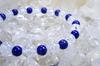 Leaf Stone good Wear genuine lapis lazuli on your Lapis Lazuli and Crack Quartz Bracelet for Power Natural 8mm x 6mm Medium [Bring luck! wrist!]