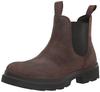 Ecco Grainer Leather Cow Oil Nubuck Coffee Boots