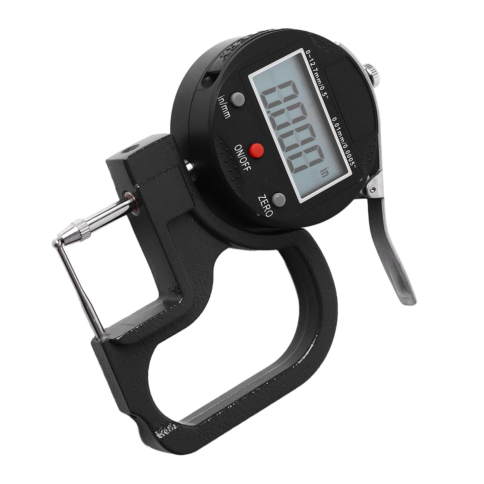 

Толщиномер Цифровой Дисплей Разрешение 0,0005 Дюйма Высокая Точность Многофункциональный Толщиномер