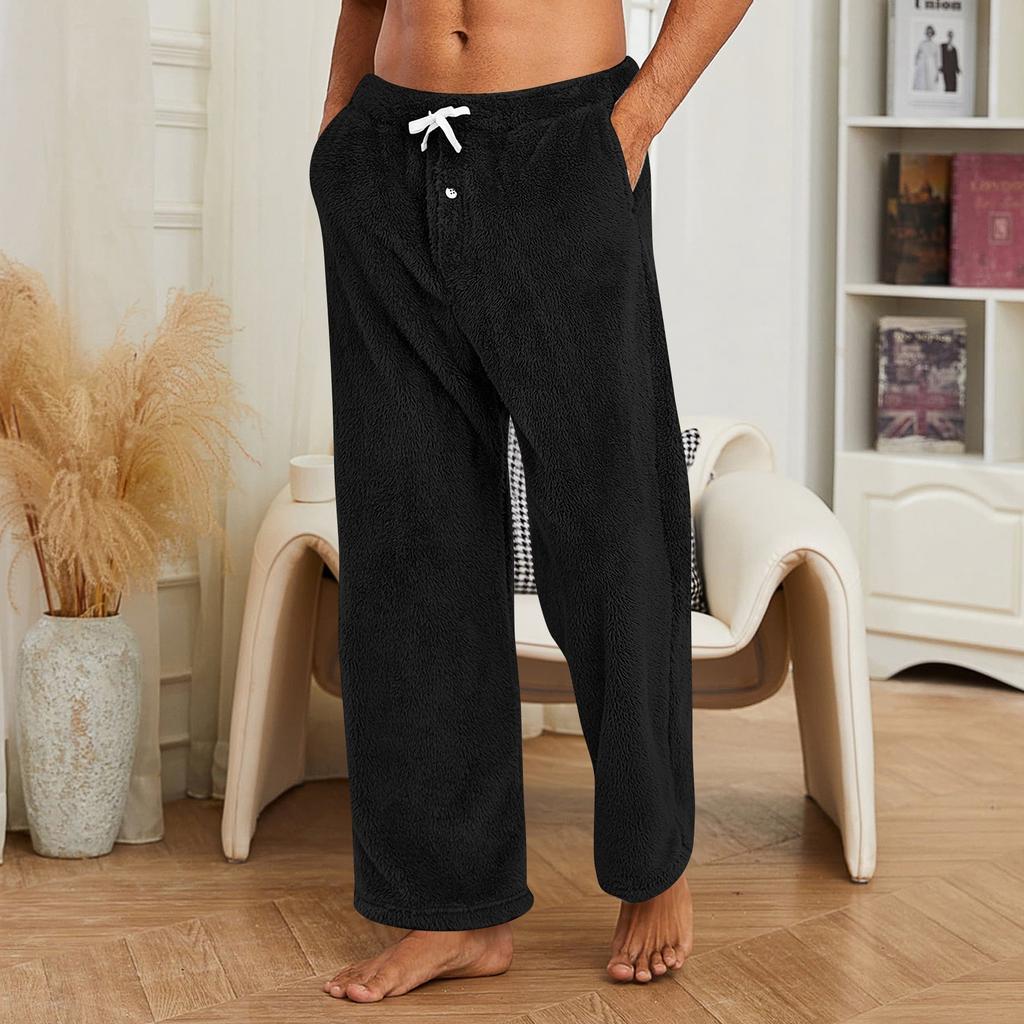 Men's Allover Printed Home Pants Sleeping Pajama Pants Long Pants Pajama Pants