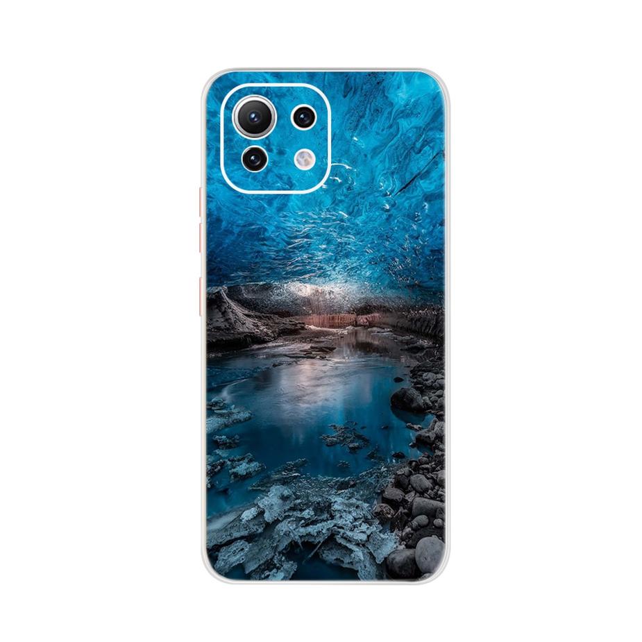 For Xiaomi Mi 11 Lite Case Cute Cartoon Cover For Xiaomi Mi 11 Lite 5G Phone Cases Mi11 Lite 11Lite Soft TPU Fundas Capa 6.55''