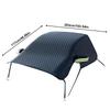 Snow Windshield Cover Heavy Duty Oxford Cloth Waterproof Protector Weatherproof Car Snow Windshield Cover for Vehicle