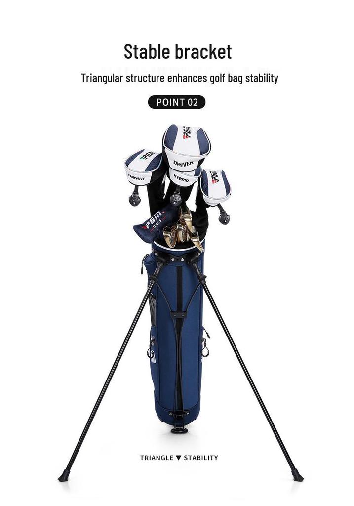 PGM Lightweight Waterproof Golf Stand Bag for Men and Women