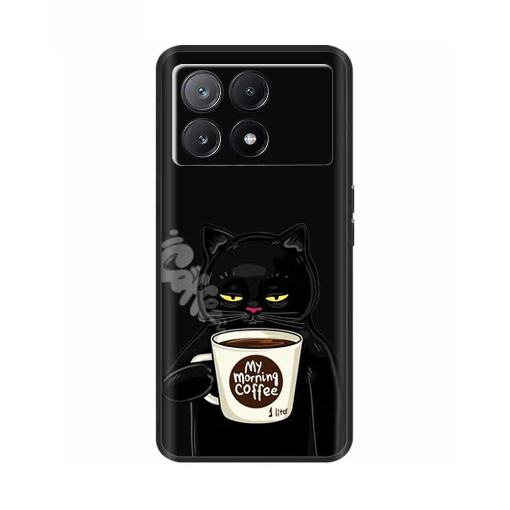 Poco X6 Case Cartoon Bumper Cute Animal Silicone Soft Phone Case For Xiaomi Poco X6 Pro Poco X 6 Pro X6Pro Pocox6 Pro 5G Cases