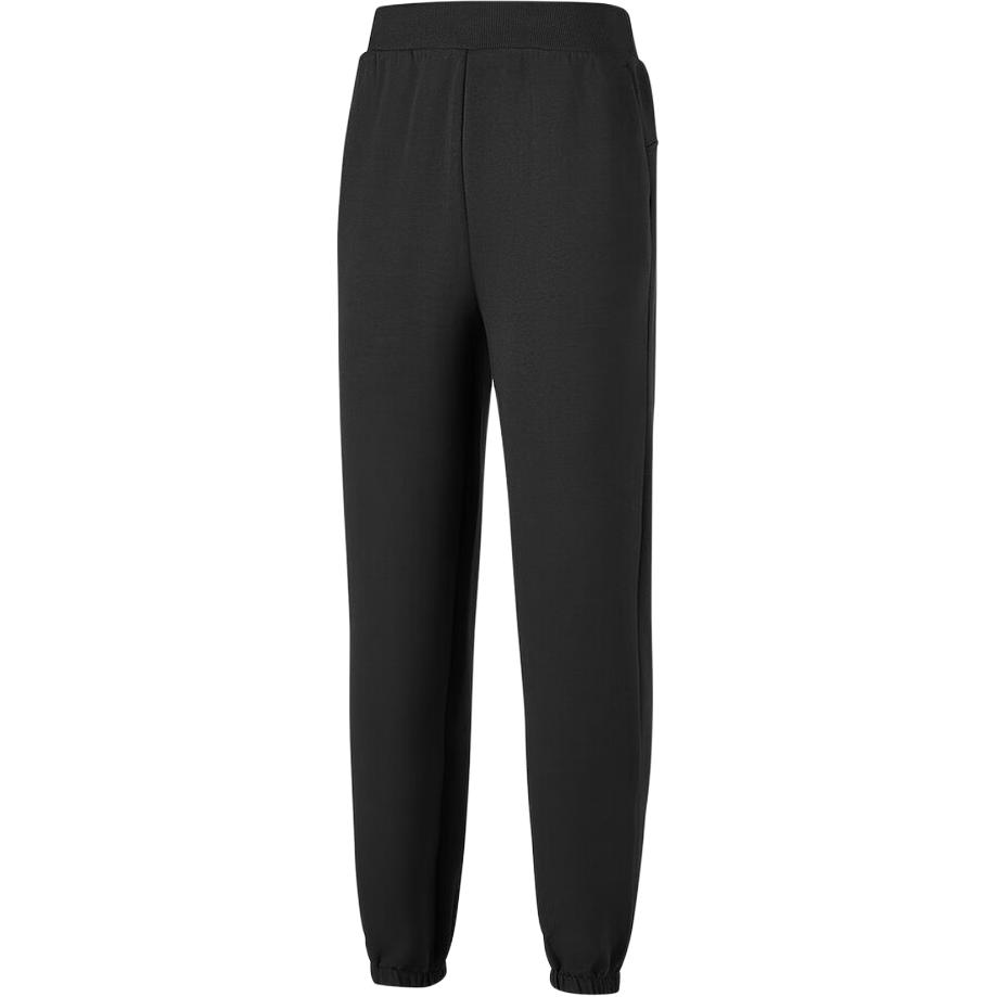 Skechers Comfort Sports Series Knitted Cuffed Solid Color Casual Pants Women bottoms P126W028-0018 S