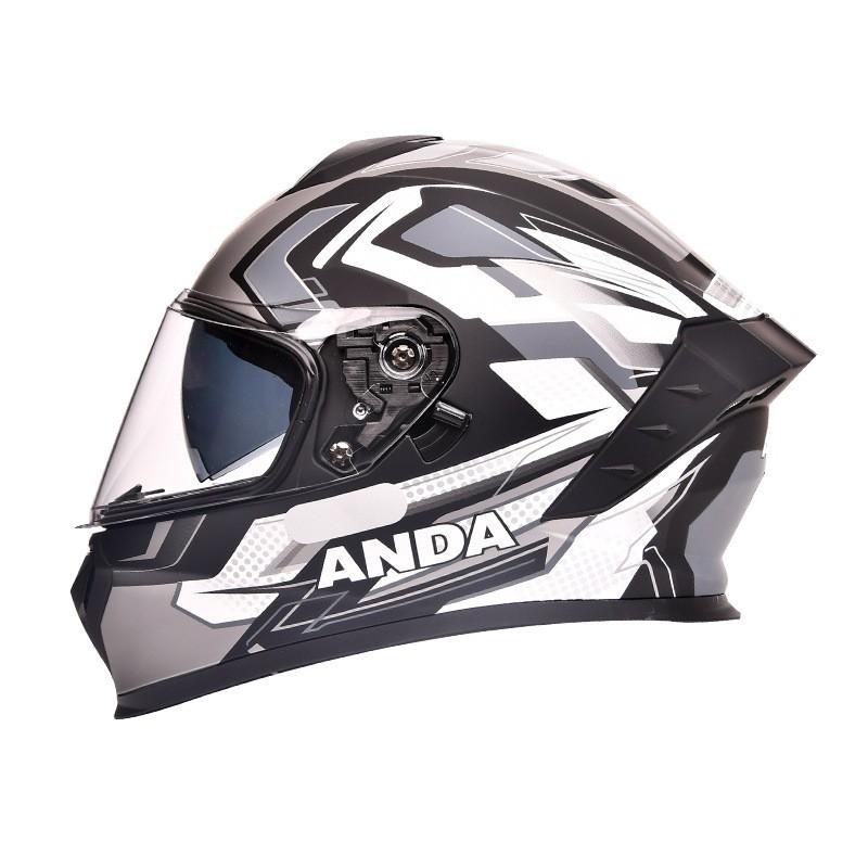 AD Motorcycle Helmet 3C DOT Certified Full Face Men Women All Season