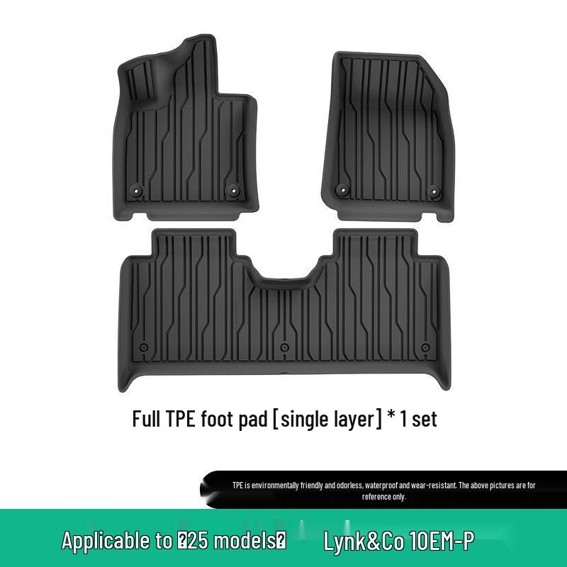 Custom TPE Floor & Trunk Mats for Lynk & Co 10 Models - Stain-Resistant, Fit 25 Models EM-P