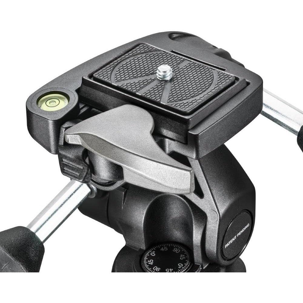 Manfrotto Mh804 3w Basic 3 Way Head With 804 Adapt Quick Release Plate
