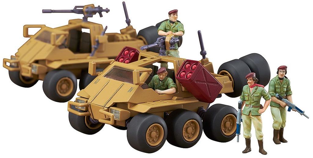 COMBAT ARMORS Fang of the Sun Dougram MAX06 1/72 Scale Bromley JRS Native Dancer Commander Type & Missile Pod Type 1/72 Scale Assembly Plastic Model K