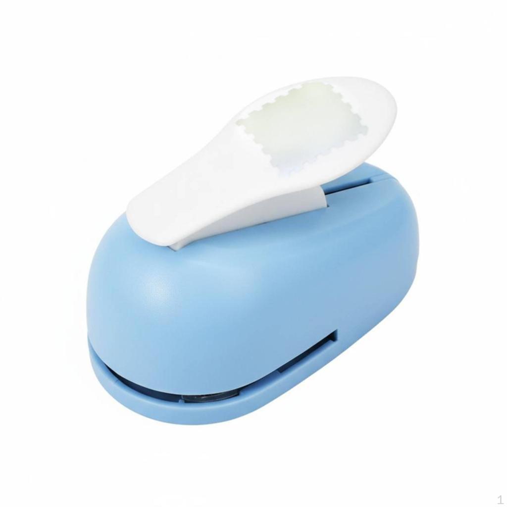 Postage Stamp Punch Easy to Use Square Effort Saving Decorative Edge Puncher for Crafters,