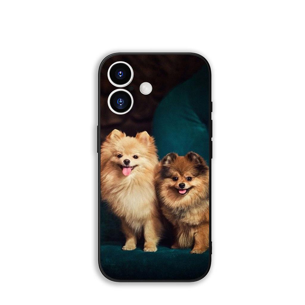 Funda Coque Cover for Apple iPhone 15 14 16 Plus XS 13 11 12 Pro Max XR X 16E ProMax Phone Case Pomeranian Dog