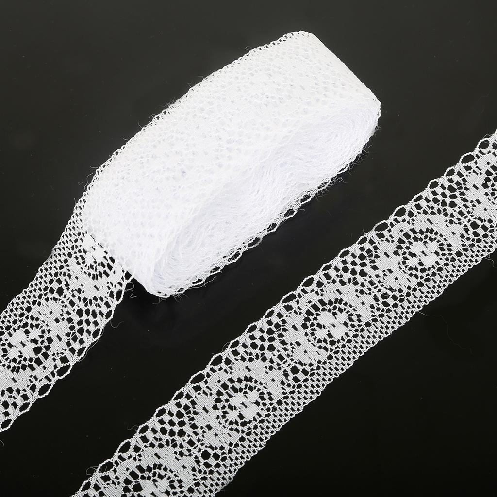 10Yard/lot Lace Trim Ribbon 4cm Rustic Wedding Decoration Handcrafted Embroidered Party Clothes Dress Decoraiton