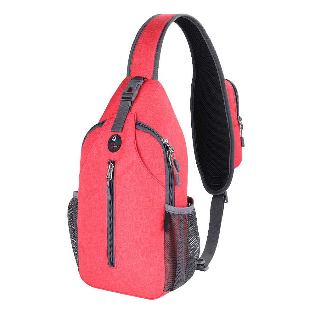 Men's Crossbody Outdoor Chest Bag: Trendy, Wear-Resistant, Waterproof, and Fashionable Single Shoulder Bag
