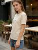 New Style Women's Love Letters Simple Trend Cute Fashion Round Neck T-shirt Short Sleeve Blouse Tops Vintage Graphic Clothes