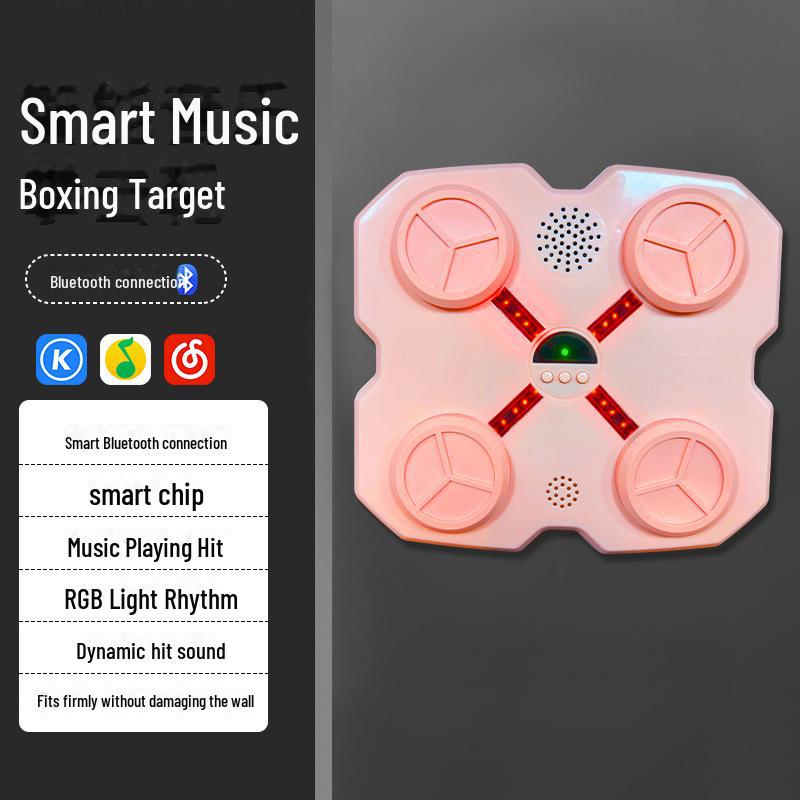 Kid's Smart Music Boxing Trainer: Wall-Mounted Exercise & Training Toy