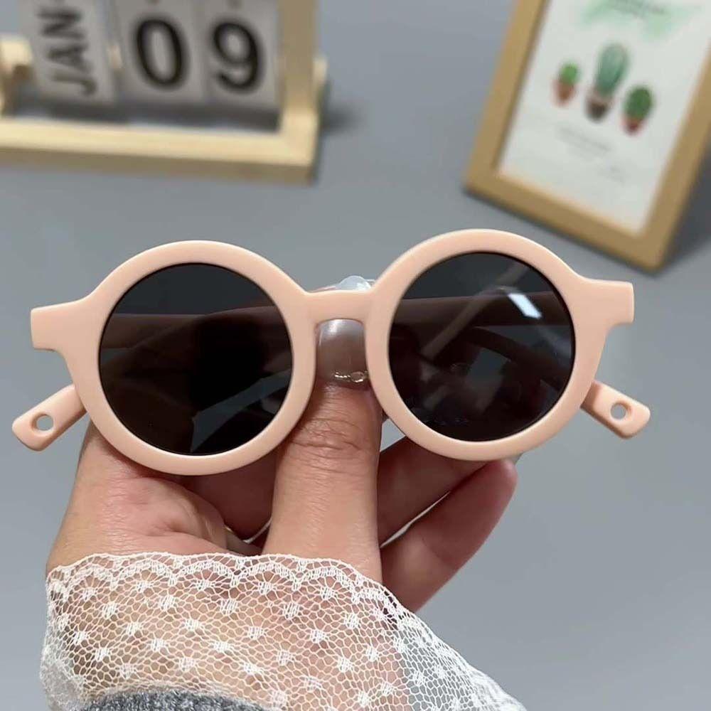 Solid Color Kids Polarization Glasses UV400 Anti-UV HD Sunglasses Party Children Sunnies  Aged 0-3