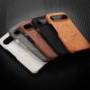 Luxury Sheepskin Leather Magnetic Phone Case for Google Pixel 9 8 Pro XL 8A Solid Color Shockproof Business Matte Hard Cover