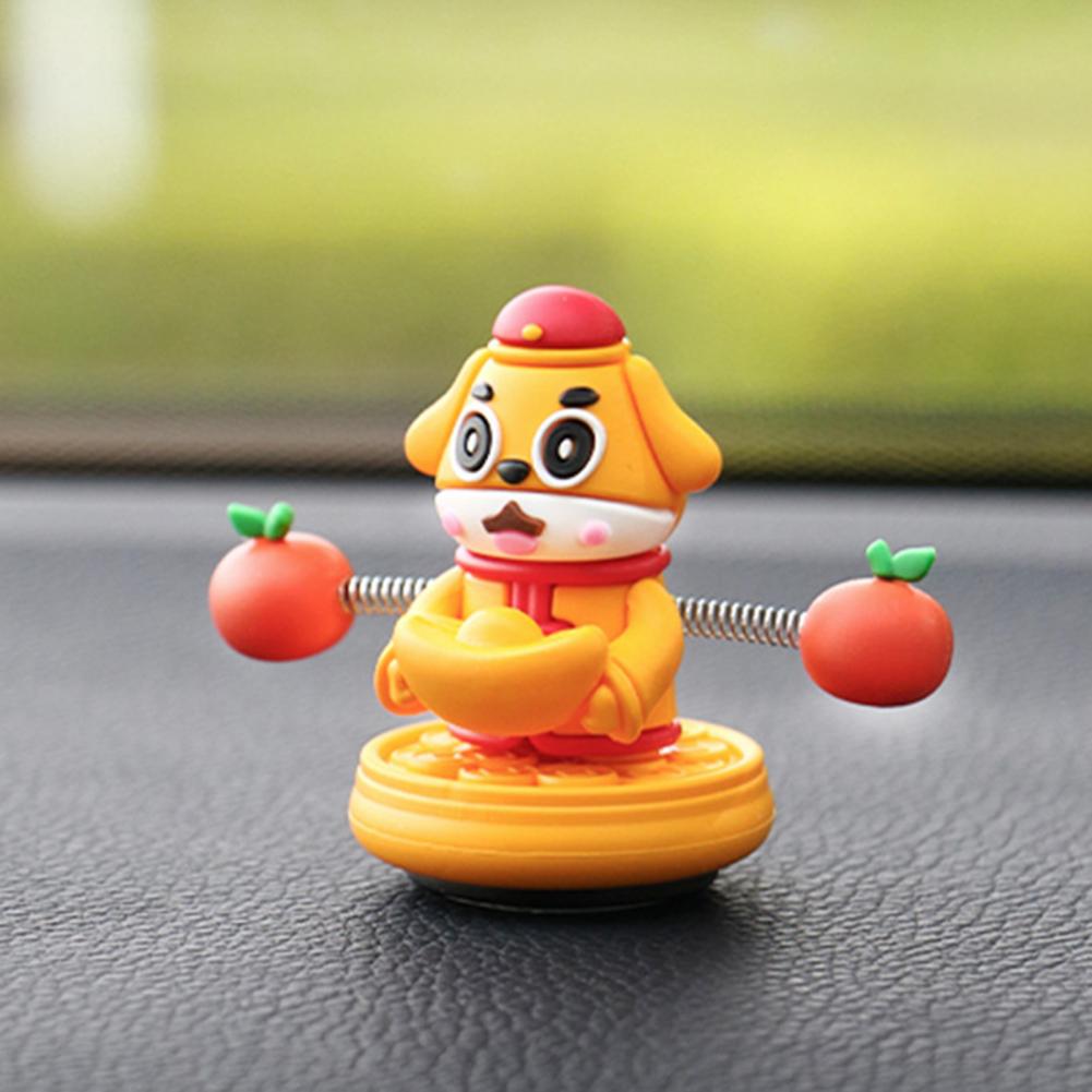 Car Dashboard Decoration Car Dashboard Ornaments Shaking Spring Figurines Lucky Car Decor Accessories Vehicle for Truck