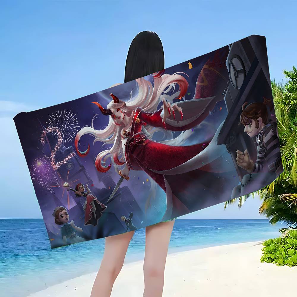 Game Suspense I-Identity V Microfiber Printed Beach Towel Mountain Climbing Yoga Beach Swimming Running Absorbent Soft Towel