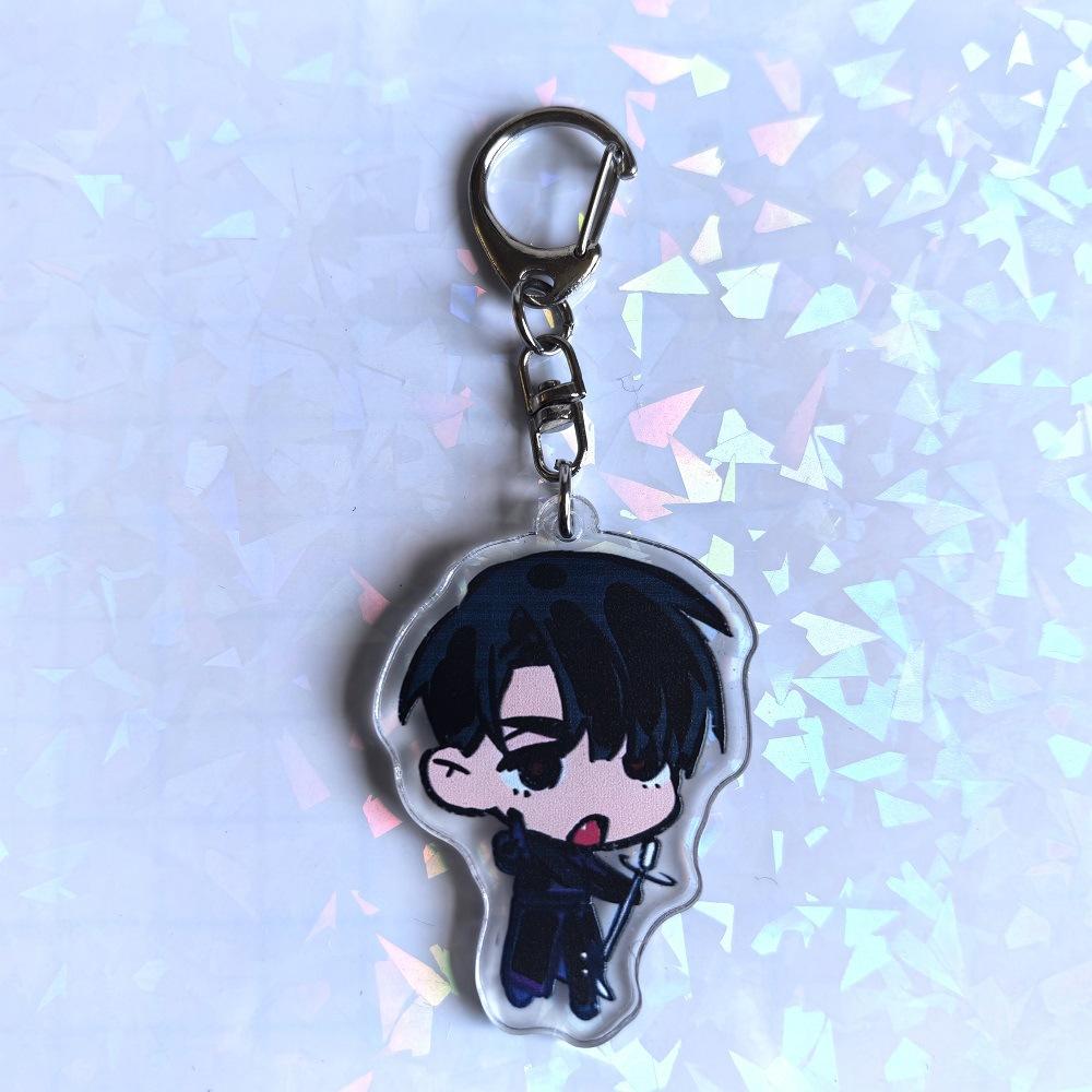 Alien Stage Japanese Anime Peripherals Acrylic Keychain Collectible Backpack Key Ring Creative Birthday Present For Boyfriend Plaything
