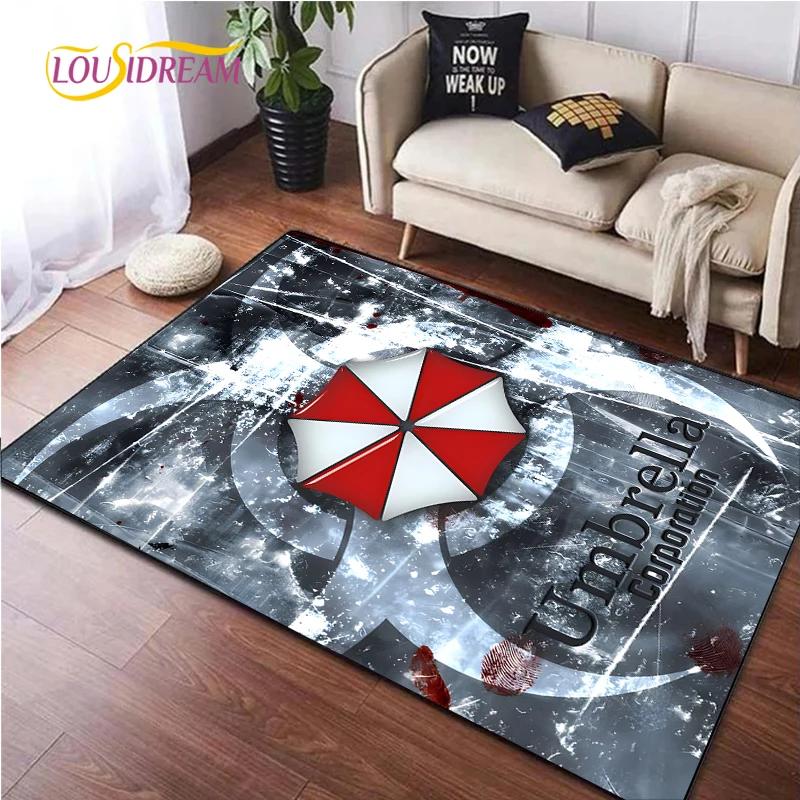 Alfombra de césped artificial para paraguas de moda para sala de estar, dormitorio, alfombras de área, alfombrilla antideslizante para puerta de cocina, alfombra, regalo de cumpleaños