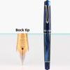 Pluma Estilográfica MAJOHN M800 Alemana BOCK Punta Bicolor Chapada en Oro para Práctica de Escritura Caligrafía Material Escolar Papelería