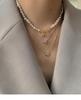 Su Chuang S925 Sterling Silver 3D Heartbeat Heart Necklace for Women - Simple Cool Style with Clavicle Chain.