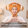 Soft Football Hat Lightweight Headgear Athletic for Sports Fans, Party Goers