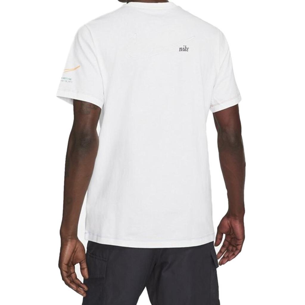 Nike NSW Swoosh 50 Breathable Printed Short Sleeve T-Shirt Men Tops White DJ1394-100