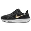 Air Zoom Structure 25 Black Metallic Gold Women Sneakers White Dark-Smoke-Grey DJ7884-003