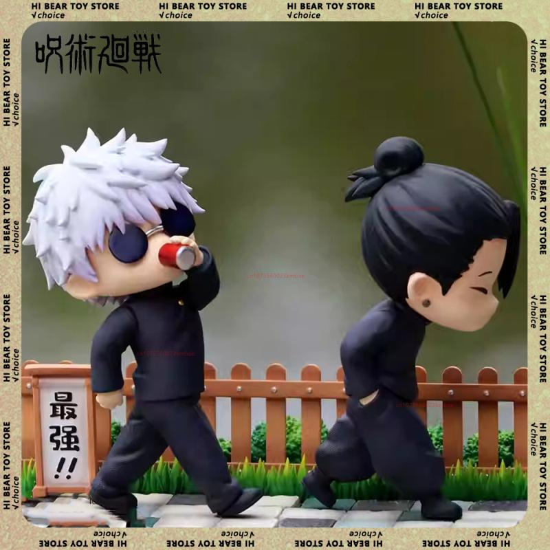 Jujutsu Kaisen Anime Figure Satoru Gojo Geto Suguru Action Figurine Q Version Pvc Statue Model Doll Toys Collection Decor Gift