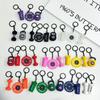 Mini Barbell Plates Key Chain Water Cups Fitness Series Pendant Friends