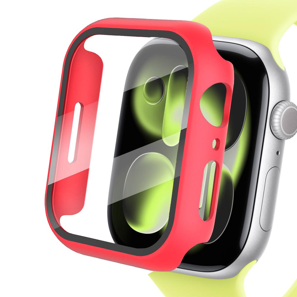 

Tempered Glass+Cover For Apple watch series 11 10 9 6 SE3 7 8 5 Case 46mm 42mm 45mm 41mm 44mm 40mm Screen Protector Accessories 38/40/41mm