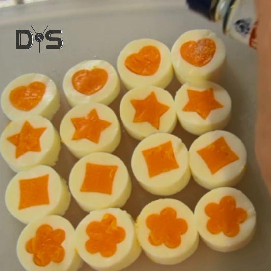 6Pcs Steamed Egg Mold with Brush 6 Shapes Food Grade PP Heat Resistant Non-stick Poached Egg Cup Cooker Steamer Kitchen Gadget