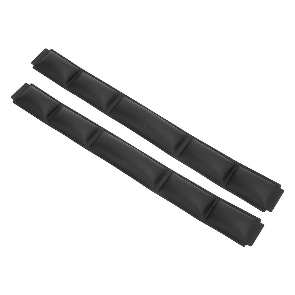 2PCS Replacement Headband Pad Kit Comfortable Protein Leather High Elasticity Headset Headband