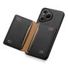 Leather Phone Case for Huawei Pura 80 Ultra Pura70 Pro Plus P60 Mate 70 Mate60 Pro+ Magnetic Card Holder Wallet Bracket Cover