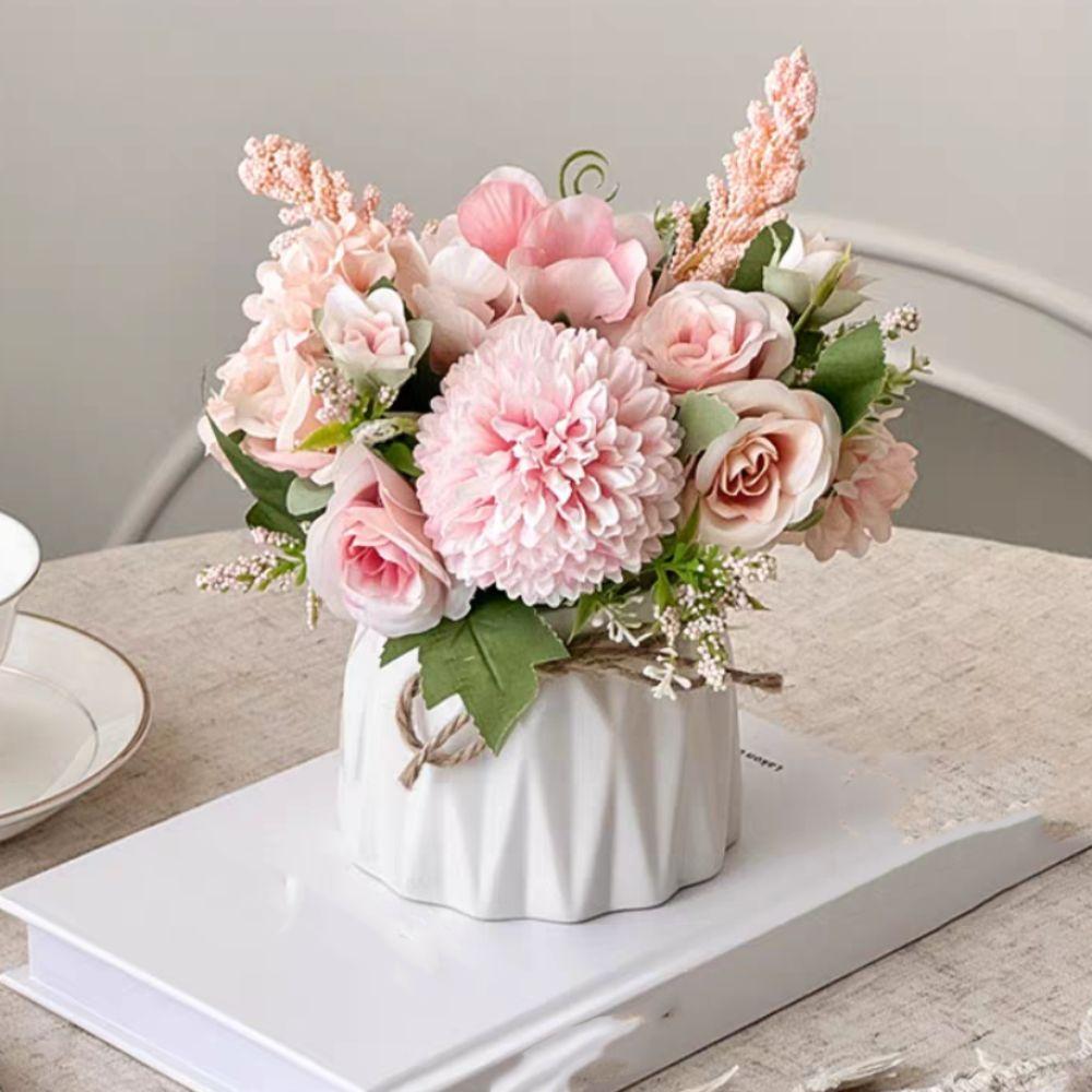 Realistic Artificial Flower Bonsai Rope Eternal Life Simulation Plant Bonsai Elegant No Watering False Rabbit Ears Plants