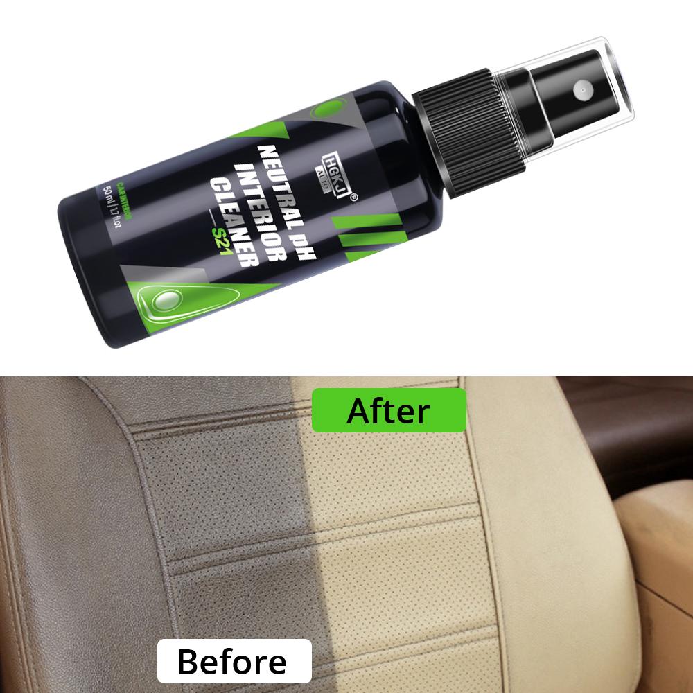 S21 Neutral Car Cleaning Interior Parts Plastic Refreshing Liquid Leather Repair Dry Foam Cleaner Spray Foaming Agent Clean