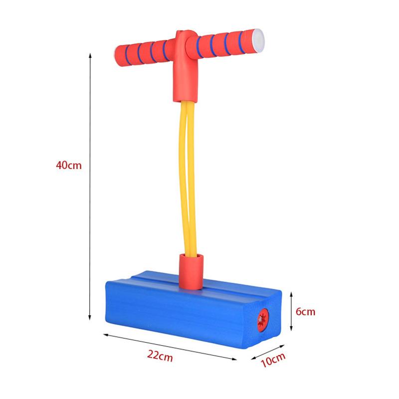 Kid's Long Height Balance Toy Foam Bouncing Strength Training Toy Frog Jumping Sports Kid Indoor Outdoor Sport Fitness Equipment