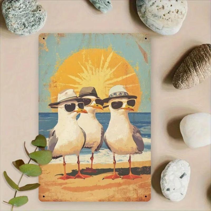 Metal Wall Art Decorative Sign Hanging Home Decor 20x30cm