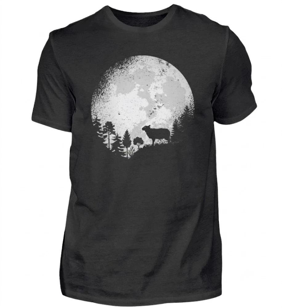 Sheep Moon Agriculture Sheep Breeder Farm Sheep Lambs Black TShirt S