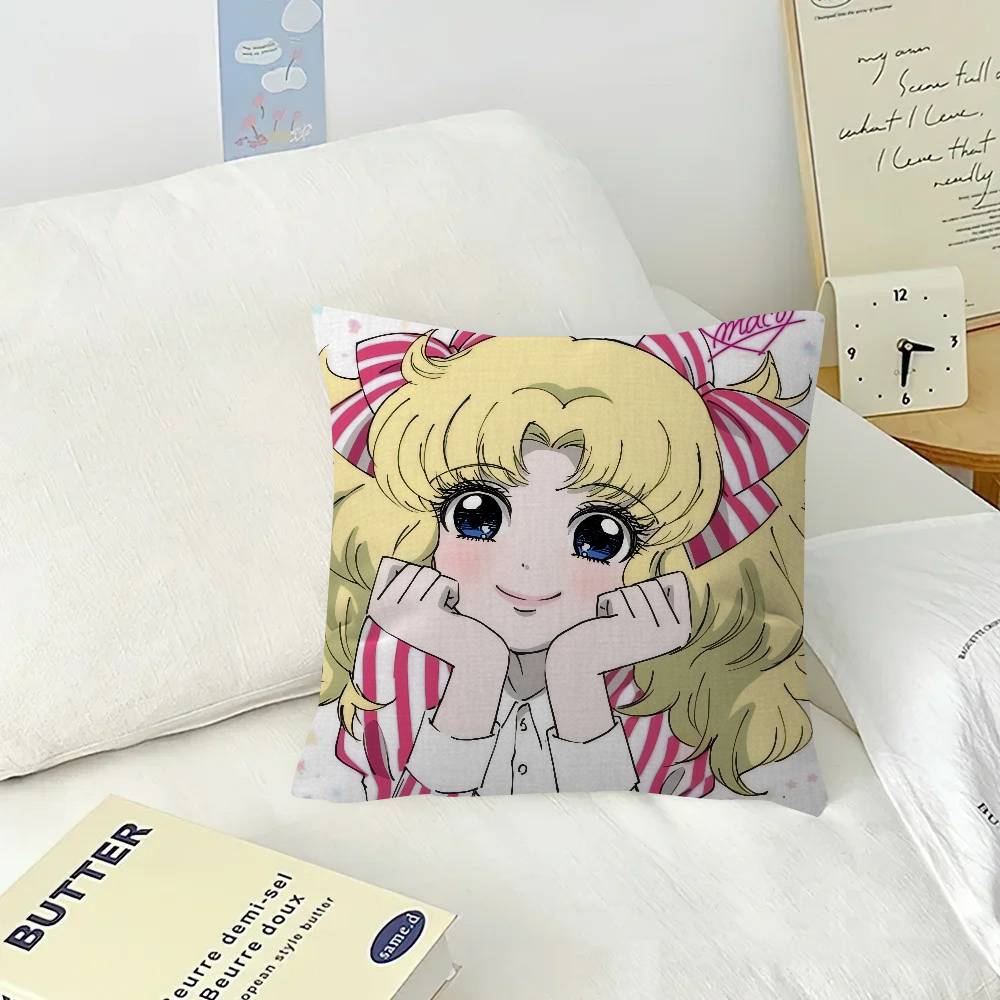 Anime Candy Candy Cushion   Pillow Cushion Cover Pillowcase Living Room Sofa Home Decor Customized