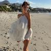 2026 European and American Summer New Comfortable Casual Elegant Temperament Wind Pure Desire Irregular Ruffle Edge Dress